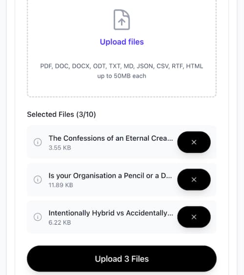 Step 01: Import Your Knowledge
